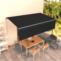 vidaXL Gelenkarmmarkise Einziehbar mit Jalousie 5x3 m...