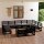 vidaXL 11-tlg. Garten-Lounge-Set Massivholz Kiefer