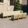 vidaXL 8-tlg. Garten-Lounge-Set Kissen Honigbraun Kiefer Massivholz