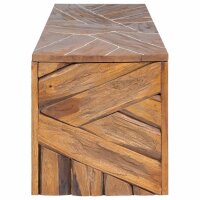 vidaXL TV-Schrank 110x60x38 cm Massivholz Teak