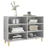 vidaXL Sideboard Betongrau 103,5x35x70 cm Holzwerkstoff