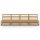 WOWONA 4-Sitzer-Gartensofa Honigbraun Massivholz Kiefer