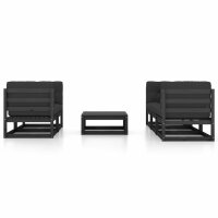 vidaXL 6-tlg. Garten-Lounge-Set mit Kissen Kiefer Massivholz