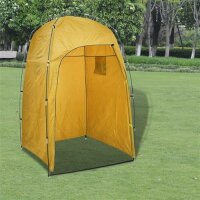 vidaXL Tragbare Campingtoilette mit Zelt 10+10 L