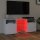 vidaXL TV-Schrank mit LED-Leuchten Hochglanz-Wei&szlig; 120x30x50 cm