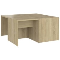 vidaXL Couchtische 4 Stk. Sonoma-Eiche 33x33x33 cm Holzwerkstoff