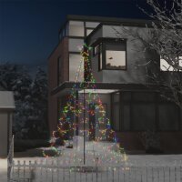 vidaXL LED-Weihnachtsbaum mit Metallstange 500 LEDs...