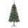 vidaXL K&uuml;nstlicher Weihnachtsbaum mit LEDs Kiefernzapfen 150 cm
