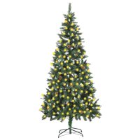 vidaXL Künstlicher Weihnachtsbaum mit LEDs...