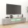 vidaXL TV-Schrank mit LED-Leuchten Betongrau 180x35x40 cm