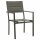 vidaXL Gartenstühle 4 Stk. Textilene und Stahl Grau und Anthrazit
