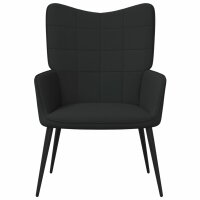 vidaXL Relaxsessel Schwarz Stoff