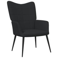 vidaXL Relaxsessel Schwarz Stoff