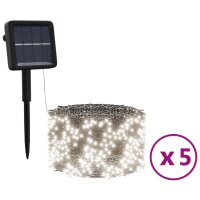 vidaXL Solar-Lichterketten 5 Stk. 5x200 LED...