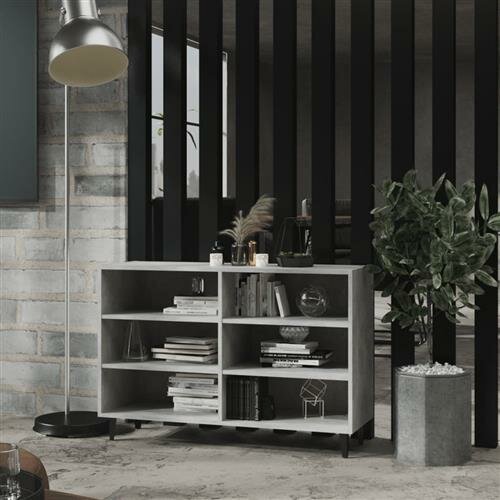 vidaXL Sideboard Betongrau 103,5x35x70 cm Holzwerkstoff