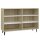 vidaXL Sideboard Weiß und Sonoma-Eiche 103,5x35x70 cm Holzwerkstoff