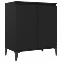 vidaXL Sideboard Schwarz 60x35x70 cm Holzwerkstoff