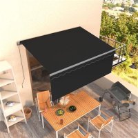 vidaXL Gelenkarmmarkise Einziehbar mit Jalousie 3,5x2,5 m...