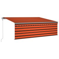 WOWONA Gelenkarmmarkise Automatisch mit Jalousie 4,5x3m...
