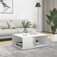 vidaXL Couchtisch Weiß 90x67x33 cm Holzwerkstoff