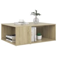 vidaXL Couchtisch Sonoma-Eiche 90x67x33 cm Holzwerkstoff