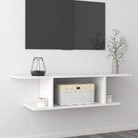 vidaXL TV-Wandschrank Wei&szlig; 103x30x26,5 cm