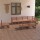 vidaXL 8-tlg. Garten-Lounge-Set Honigbraun Massivholz Kiefer