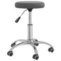 vidaXL Bürostuhl Drehbar Dunkelgrau Samt