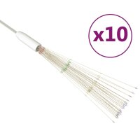 vidaXL Feuerwerk-Lichter 10 Stk. Weihnachtsdeko Bunt 20cm...