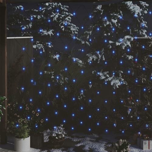 vidaXL LED-Lichternetz Blau 3x3 m 306 LEDs Indoor Outdoor