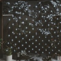 vidaXL Weihnachts-Lichternetz 4x4 m 544 LED Kaltweiß Indoor Outdoor