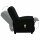 vidaXL Massagesessel Elektrisch Schwarz Stoff