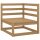 WOWONA 10-tlg. Garten-Lounge-Set Honigbraun Massivholz Kiefer