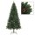 vidaXL K&uuml;nstlicher Weihnachtsbaum mit LEDs &amp; Kugeln Gr&uuml;n 210 cm