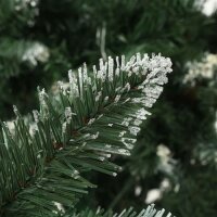 vidaXL K&uuml;nstlicher Weihnachtsbaum mit LEDs &amp; Kugeln 150 cm