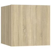 vidaXL 10-tlg. TV-Schrank-Set Sonoma-Eiche Holzwerkstoff