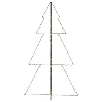 vidaXL Weihnachtsbaum Kegelform 300 LEDs Indoor und Outdoor 120x220 cm