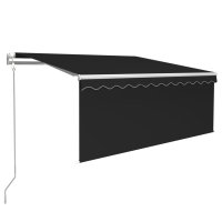 vidaXL Gelenkarmmarkise Automatisch mit Jalousie 3,5x2,5...
