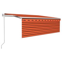 WOWONA Gelenkarmmarkise Automatisch mit Jalousie 4,5x3m...