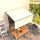 vidaXL Gelenkarmmarkise Automatisch mit Jalousie 3x2,5 m Creme