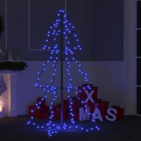 vidaXL Weihnachtsbaum Kegelform 160 LEDs Indoor Outdoor...