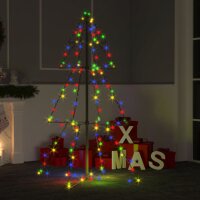 vidaXL Weihnachtsbaum Kegelform 160 LEDs Indoor Outdoor...