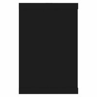 vidaXL Würfelregale 6 Stk. Schwarz 60x15x23 cm Holzwerkstoff