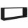 vidaXL Würfelregale 6 Stk. Schwarz 60x15x23 cm Holzwerkstoff
