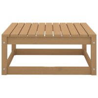 vidaXL 9-tlg. Garten-Lounge-Set Honigbraun Massivholz Kiefer