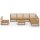 vidaXL 8-tlg. Garten-Lounge-Set Honigbraun Massivholz Kiefer