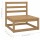 vidaXL 11-tlg. Garten-Lounge-Set Honigbraun Massivholz Kiefer