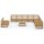 vidaXL 11-tlg. Garten-Lounge-Set Honigbraun Massivholz Kiefer