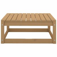 vidaXL 13-tlg. Garten-Lounge-Set Honigbraun Massivholz Kiefer