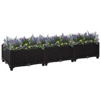 vidaXL Hochbeet 120x40x23 cm Polypropylen